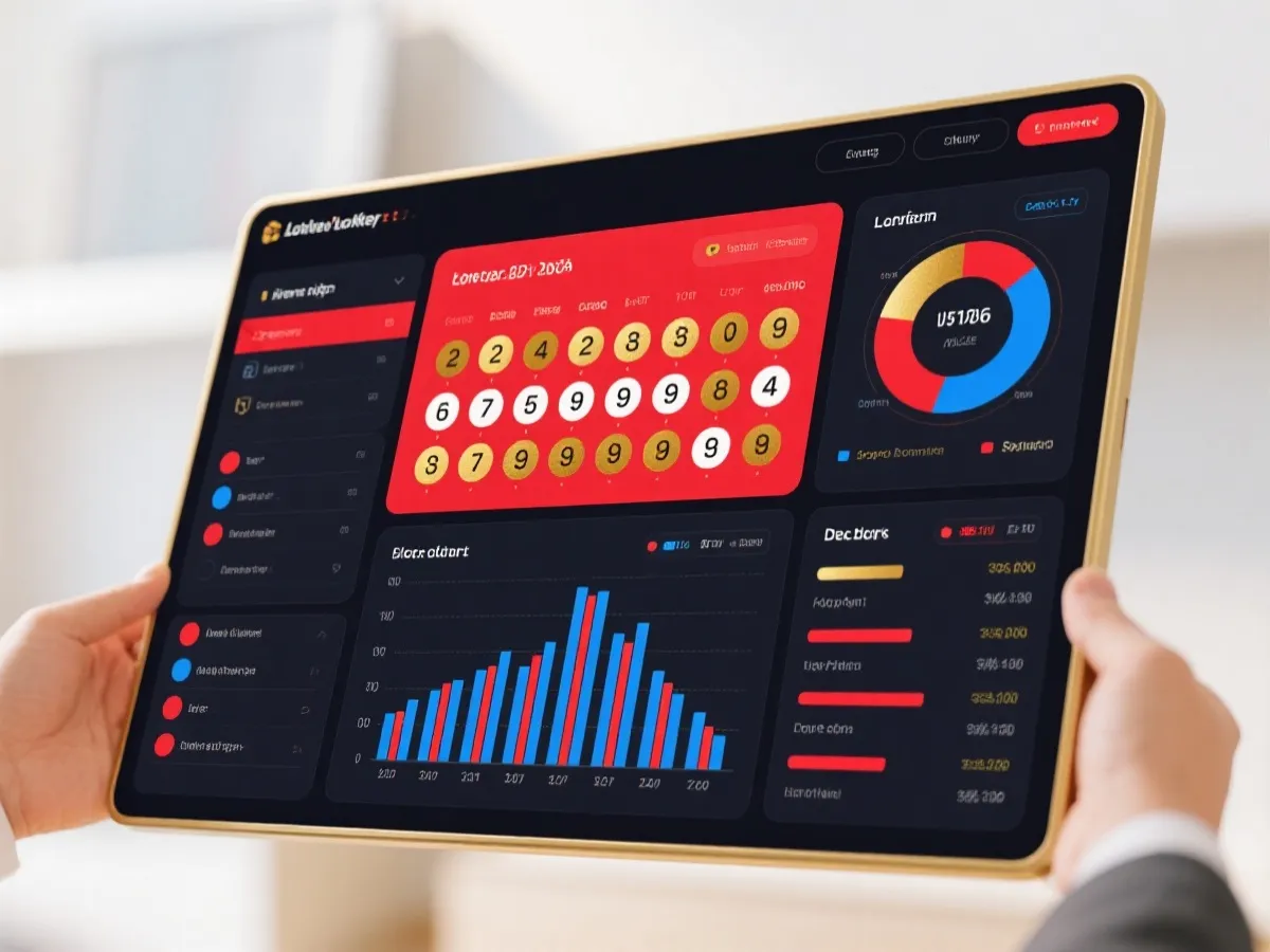 澳洲幸運10數據中心介面示意圖