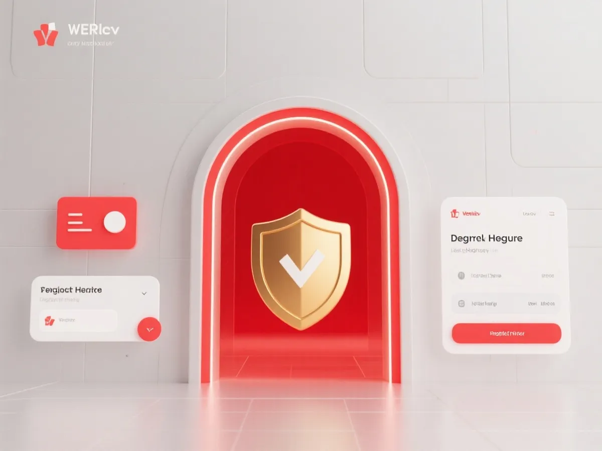 官方入口與驗證導覽示意